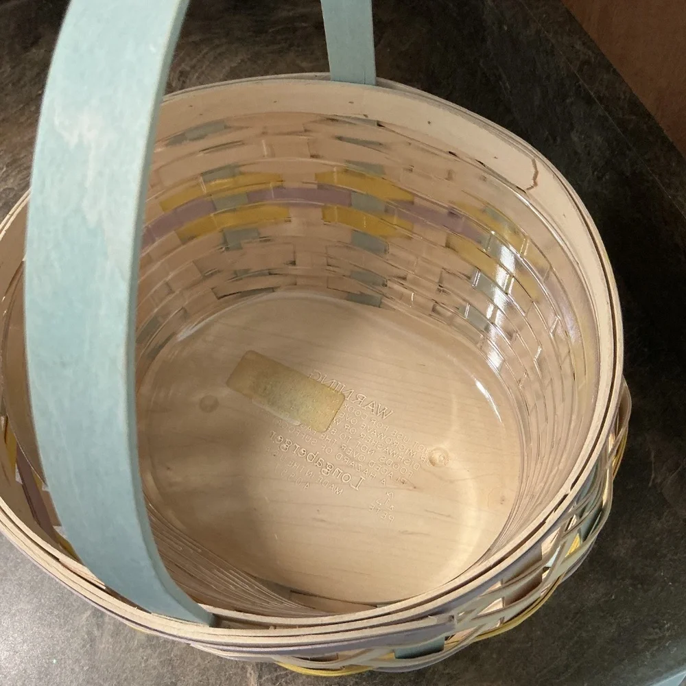 Longaberger Large Easter Basket Set - Picture 6 of 10